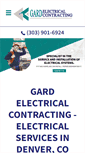 Mobile Screenshot of gardelectricalcontracting.com